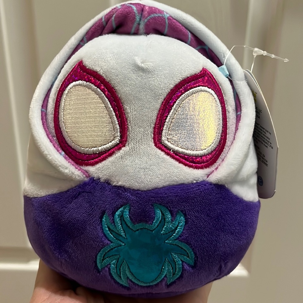 Squishmallows Ghost Spider Marvel Spidey & Friends Gwen Spider-man 5” BNWT